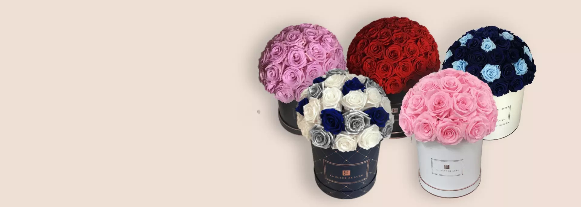 Roses in a Box - Luxury Flower Arrangements